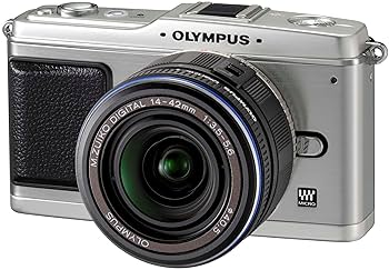Amazon | OLYMPUS ミラーレス一眼 E-P1 レンズキット シルバー E